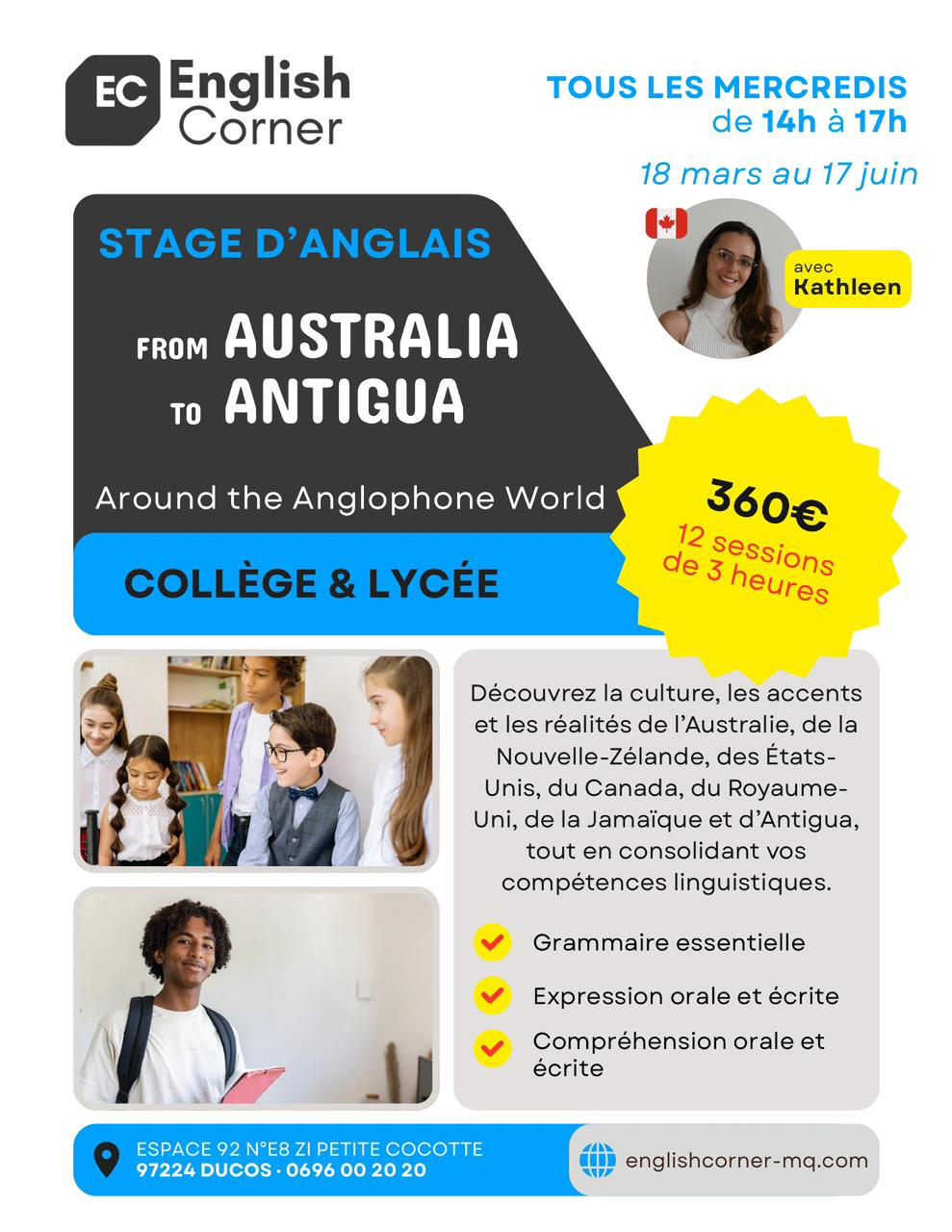Stage Tour du monde